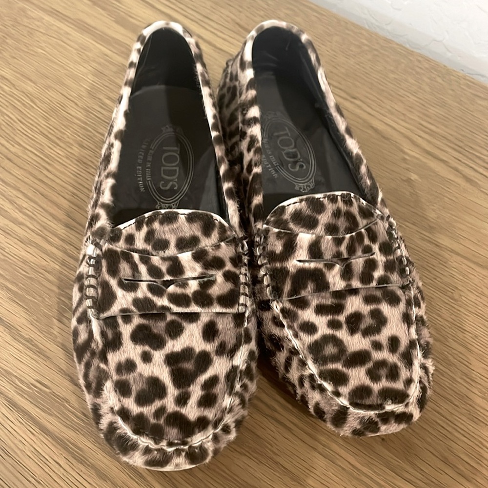 Tod’s Animal Hair Leopard Driving Shoes - Limited Edition EU size 35.5
